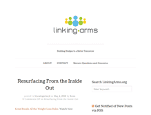 Tablet Screenshot of linkingarms.org